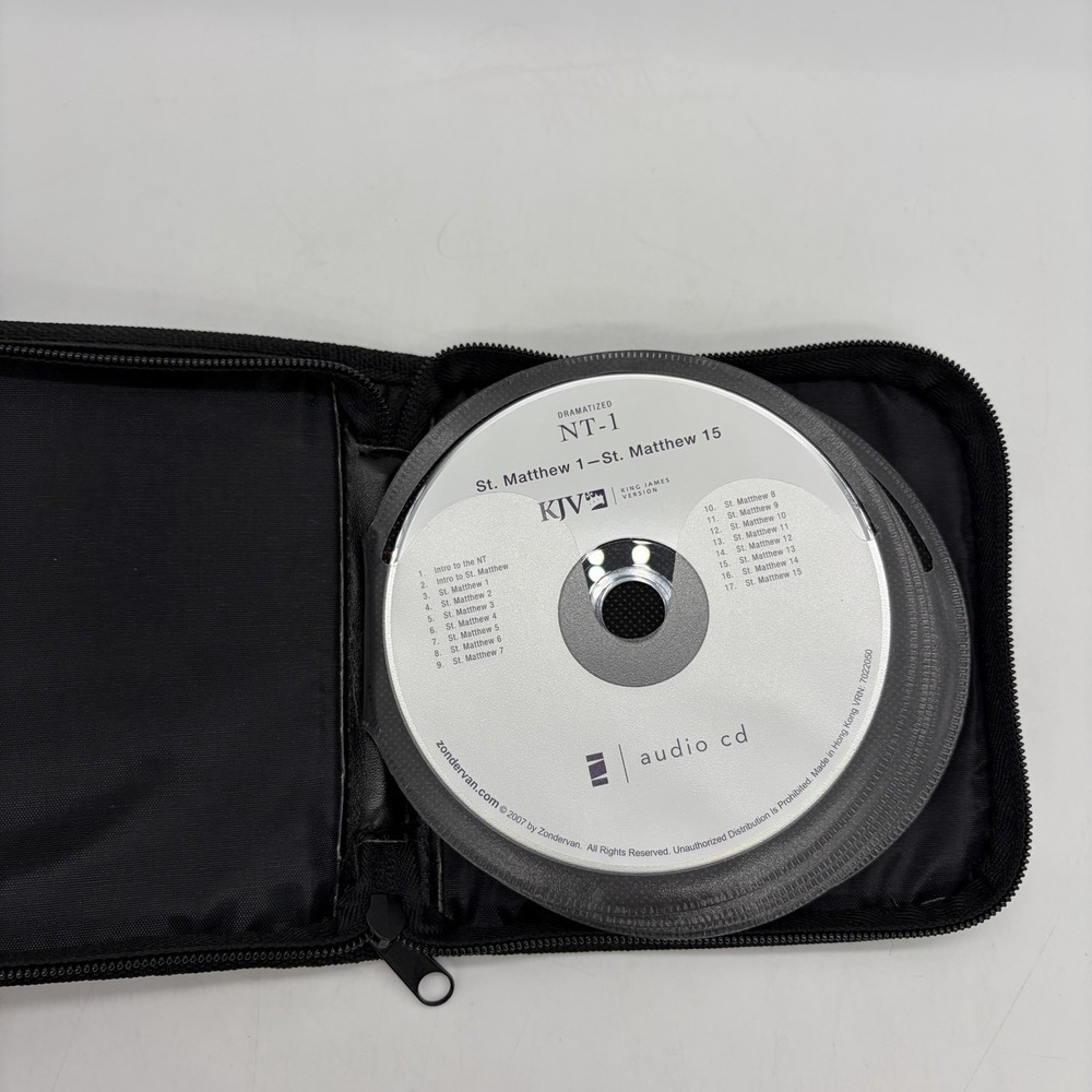 King James Version KJV Audio BIBLE Dramatized CD 16 Disc Zondervan NEW Testament